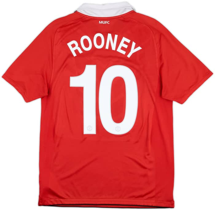 2010-11 Manchester United Home Shirt Rooney #10 - 6/10 - (M)