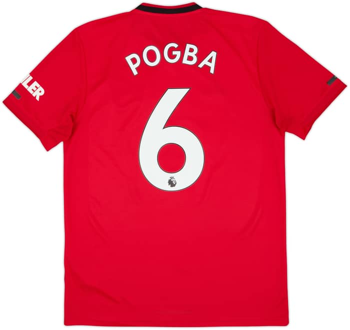 2019-20 Manchester United Home Shirt Pogba #6 - 7/10 - (M)