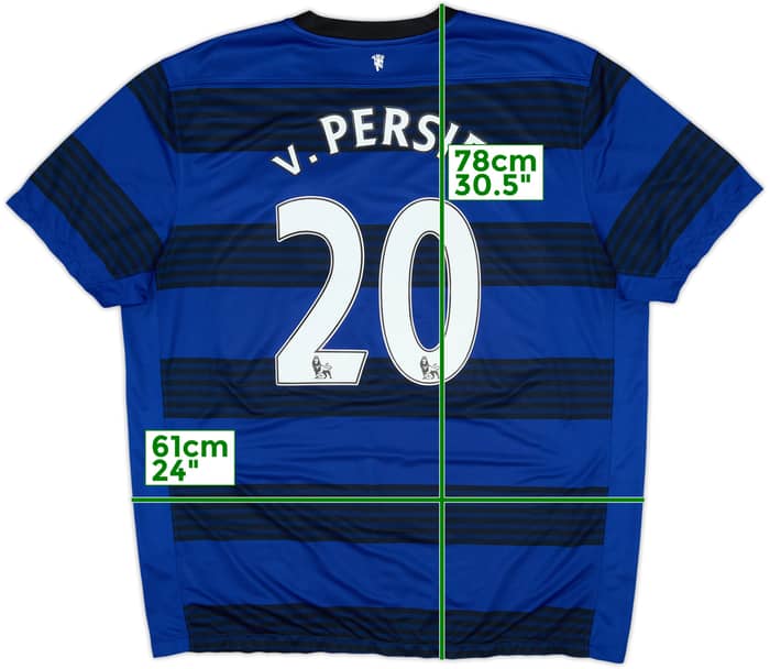 2011-13 Manchester United Away Shirt V.Persie #20 - 8/10 - (XXL)