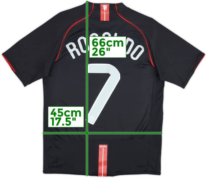 2007-08 Manchester United Away Shirt Ronaldo #7 - 10/10 - (XL.Boys)