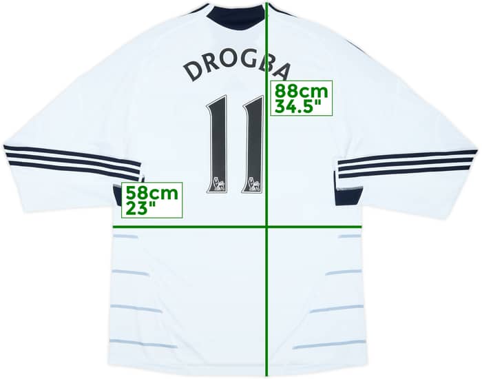 2009-10 Chelsea Third L/S Shirt Drogba #11 - 8/10 - (XL)