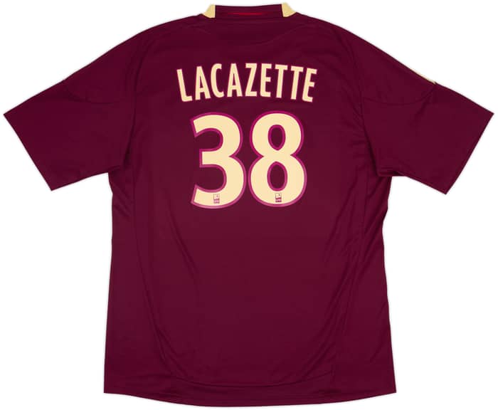 2010-11 Lyon Away Shirt Lacazette #38 - 8/10 - (XL)