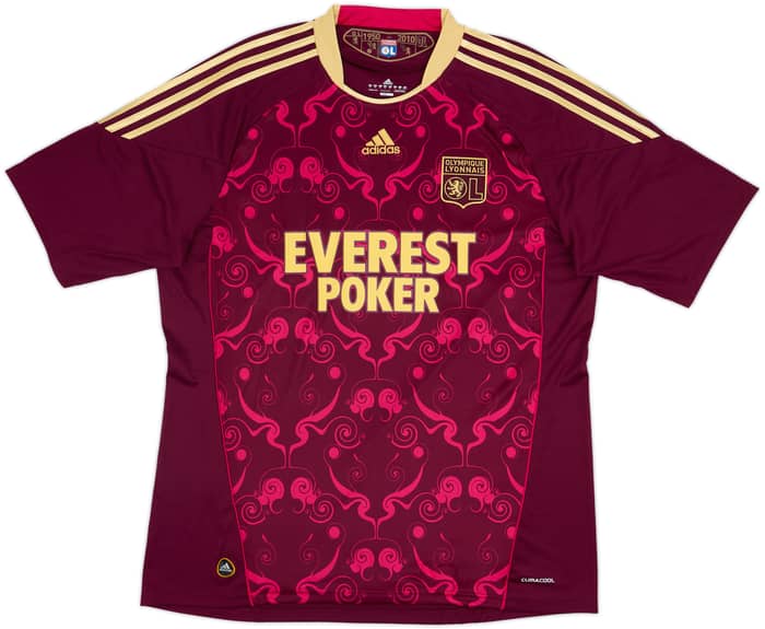 2010-11 Lyon Away Shirt Lacazette #38 - 8/10 - (XL)