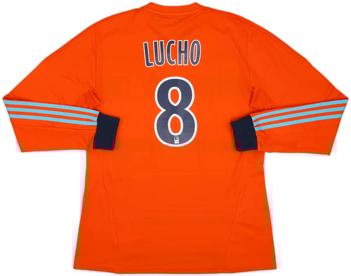 2011-12 Olympique Marseille Authentic Third L/S Shirt Lucho #8 - 10/10 - (XL)