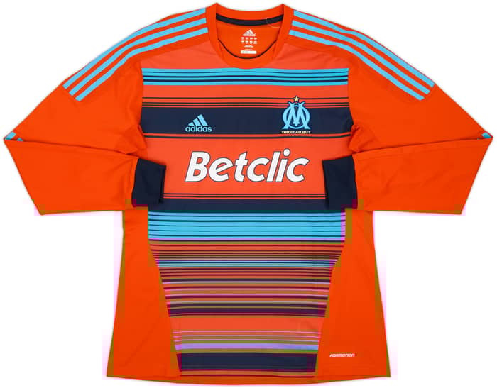 2011-12 Olympique Marseille Authentic Third L/S Shirt Lucho #8 - 10/10 - (XL)