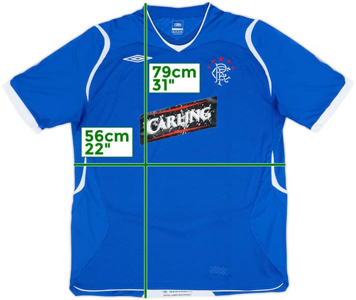 2008-09 Rangers Home Shirt - 5/10 - (XL)