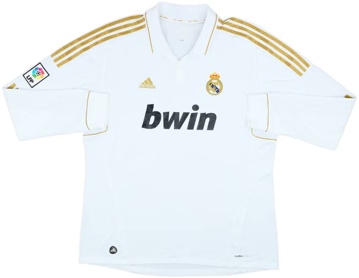 2011-12 Real Madrid Home L/S Shirt Ronaldo #7 - 8/10 - (XXL)