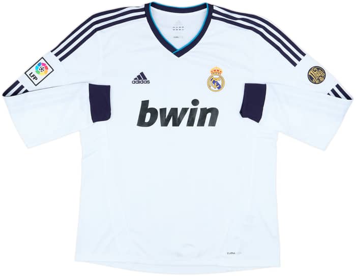 2012-13 Real Madrid Home L/S Shirt Ronaldo #7 - 8/10 - (XL)
