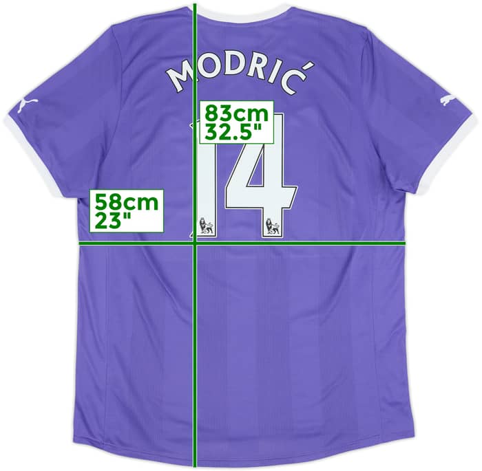 2011-12 Tottenham Away Shirt Modric #14 - 7/10 - (XL)