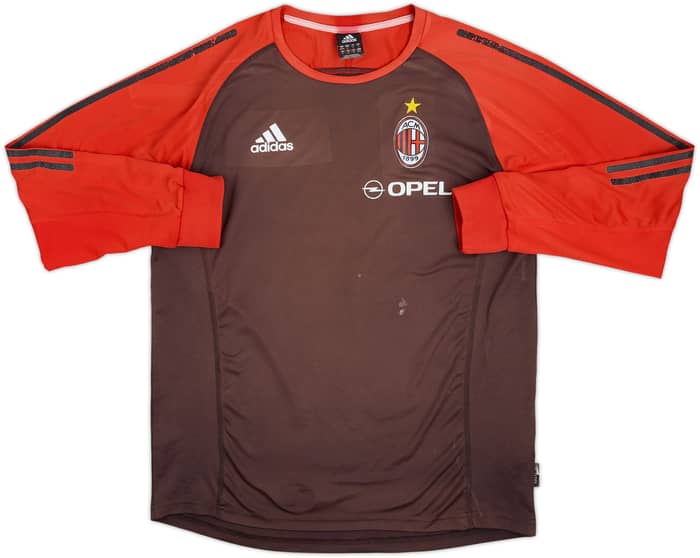 2002-03 AC Milan adidas Training L/S Shirt - 4/10 - (M/L)