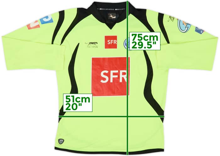 2008-09 Le Havre Coupe de France Match Issue Away L/S Shirt #13