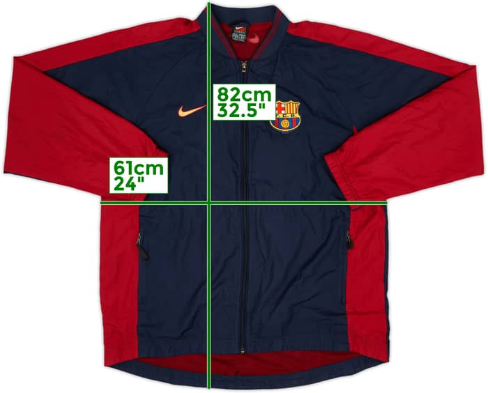 1999-00 Barcelona Nike Track Jacket - 8/10 - (M)