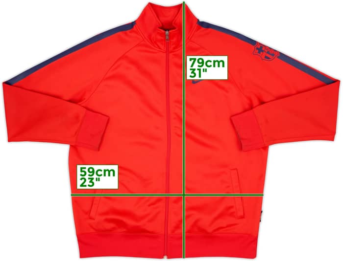 2014-15 Barcelona Nike Track Jacket - 5/10 - (XL)