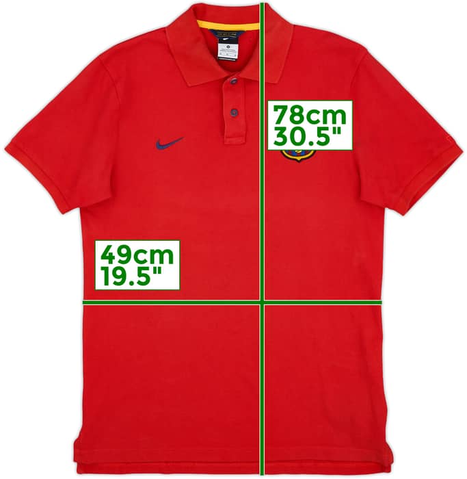 2013-14 Barcelona Nike Polo Shirt - 8/10 - (M)