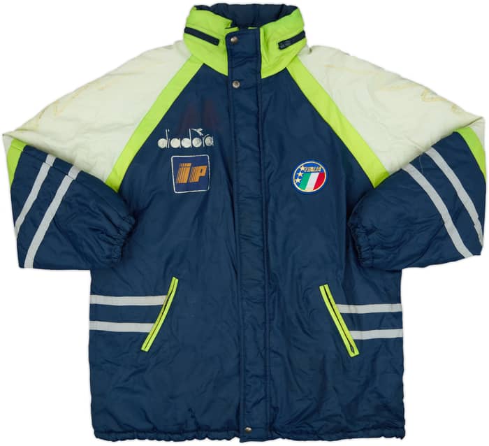 1990 Italy Diadora Padded Bench Coat - 4/10 - (XL)