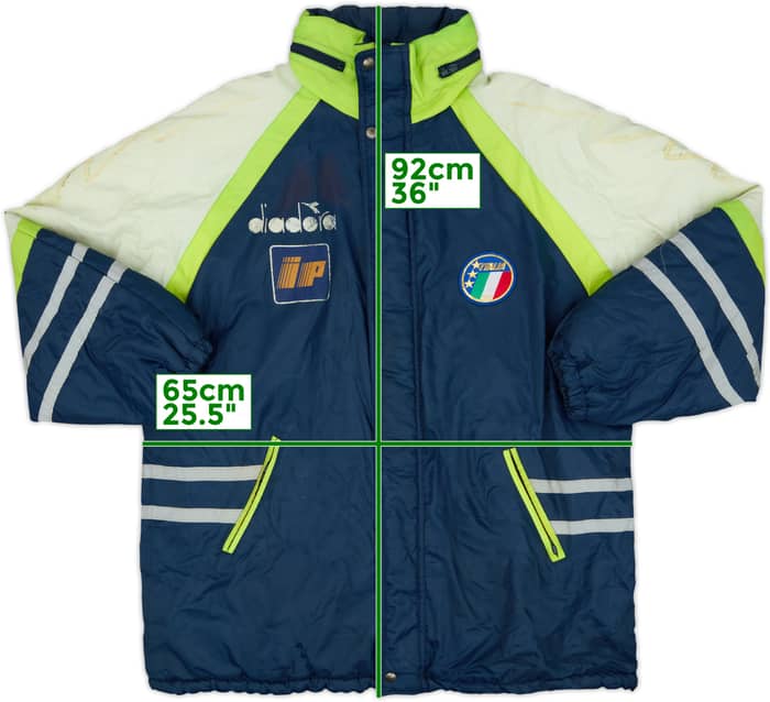 1990 Italy Diadora Padded Bench Coat - 4/10 - (XL)