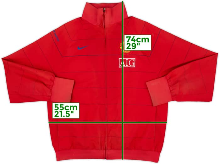 2008-09 Manchester United Nike Track Jacket - 4/10 - (L)