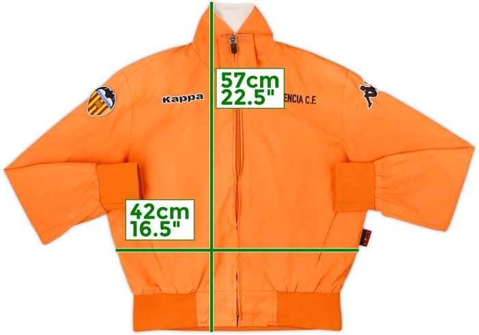 2009-10 Valencia Kappa Track Jacket - 6/10 - (L.Boys)