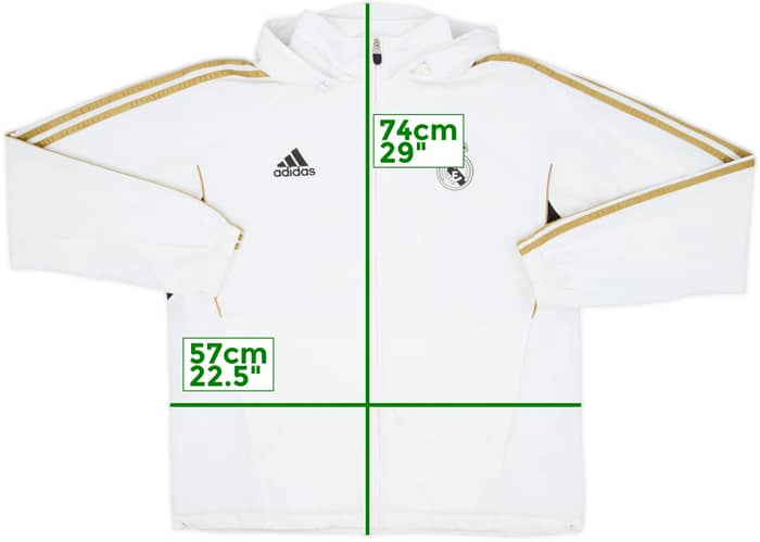 2011-12 Real Madrid adidas Hooded Track Jacket - 7/10 - (M/L)