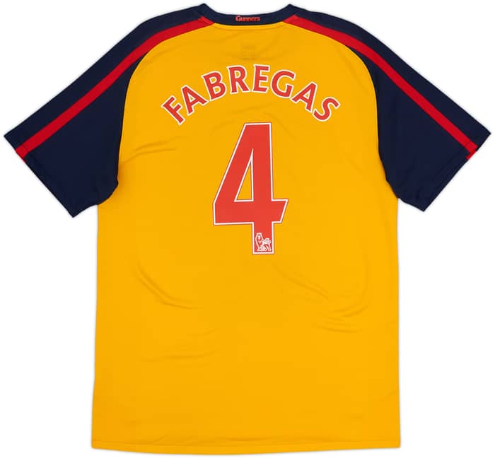 2008-09 Arsenal Camiseta Visitante Fabregas #4 - 6/10 - (M)