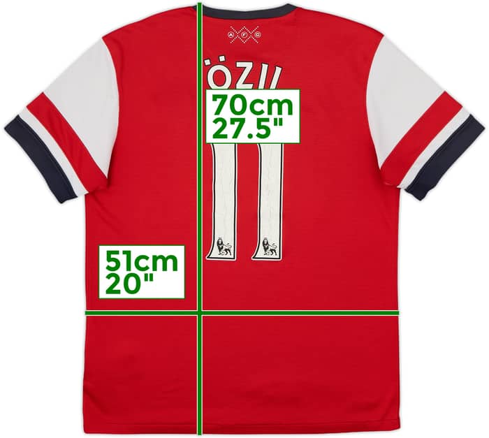 2012-14 Arsenal Home Shirt Ozil #11 - 4/10 - (M)