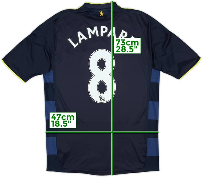 2009-10 Chelsea Away Shirt Lampard #8 - 7/10 - (M)