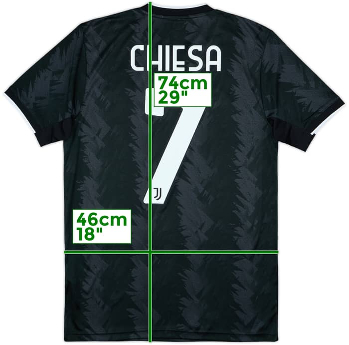 Camiseta de visitante del Juventus 2022-23 Chiesa #7 - 8/10 - (S)