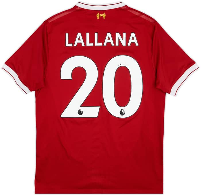 2017-18 Liverpool 125 Years Home Shirt Lallana #20 - 5/10 - (S)