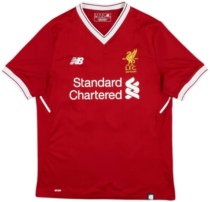 2017-18 Liverpool 125 Years Home Shirt Lallana #20 - 5/10 - (S)