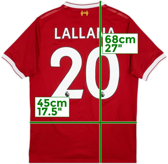 2017-18 Liverpool 125 Years Home Shirt Lallana #20 - 5/10 - (S)