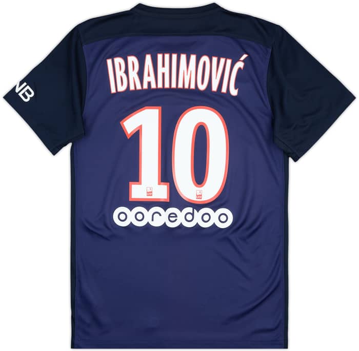 2015-16 Paris Saint-Germain Camiseta Local Ibrahimovic #10 - 9/10 - (S)