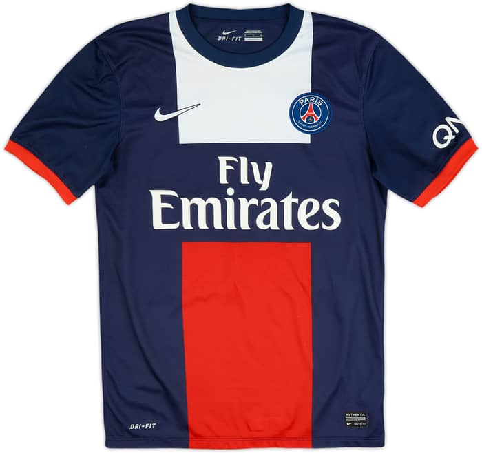 2013-14 Paris Saint-Germain Home Shirt Beckham #32 - 8/10 - (S)