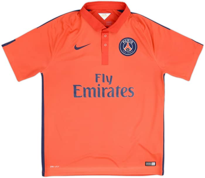 Camiseta de la tercera equipación del Paris Saint-Germain 2014-15 Ibrahimovic #10 - 6/10 - (L)