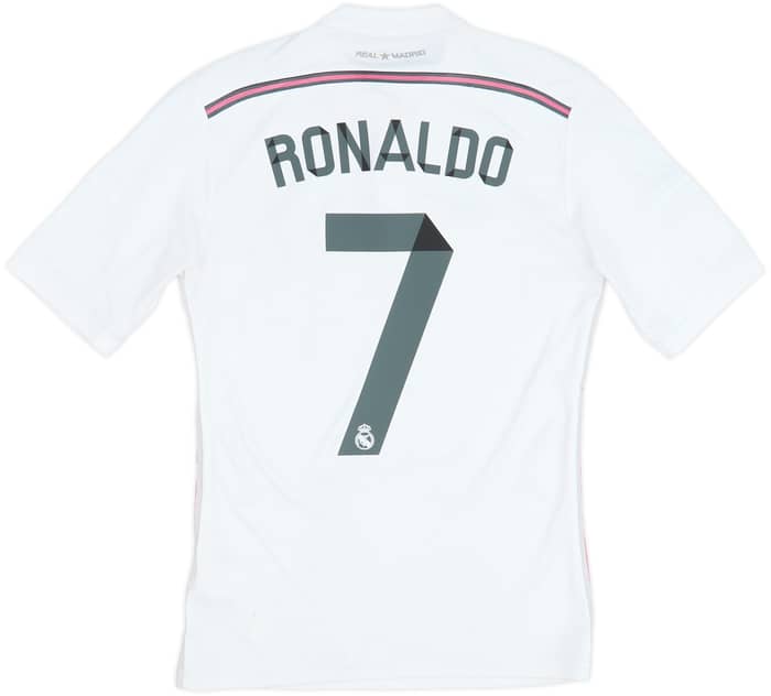 2014-15 Real Madrid Home Shirt Ronaldo #7 - 6/10 - (XS)