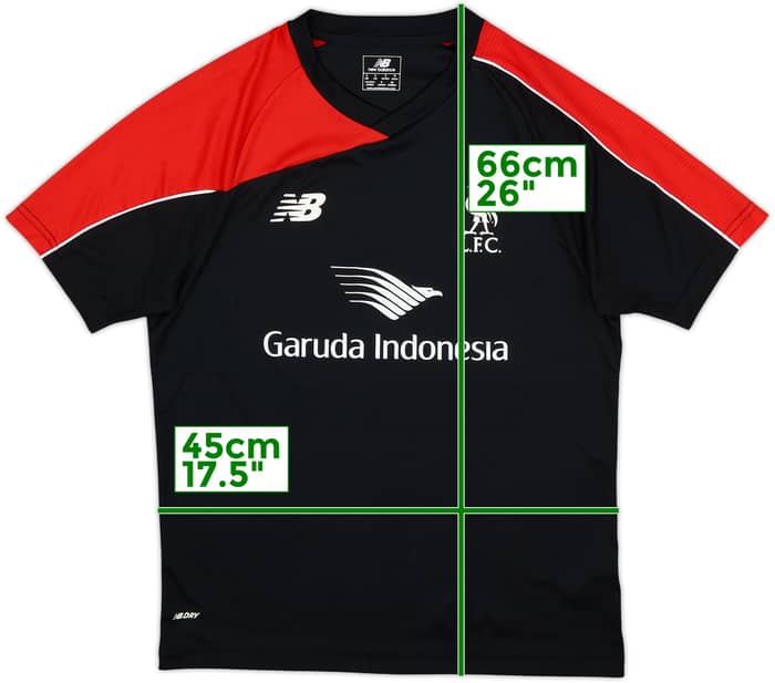 2015-16 Liverpool New Balance Training Shirt - 8/10 - (S)