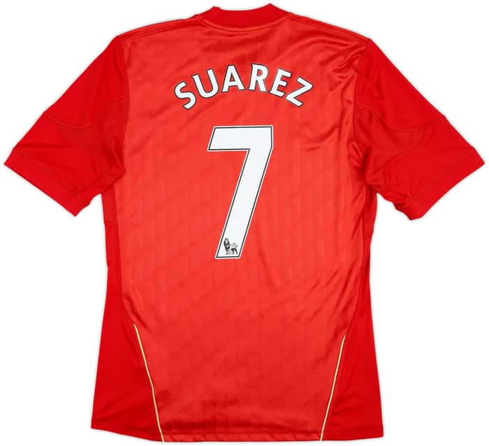 2010-12 Liverpool Home Shirt Suarez #7 - 6/10 - (S)