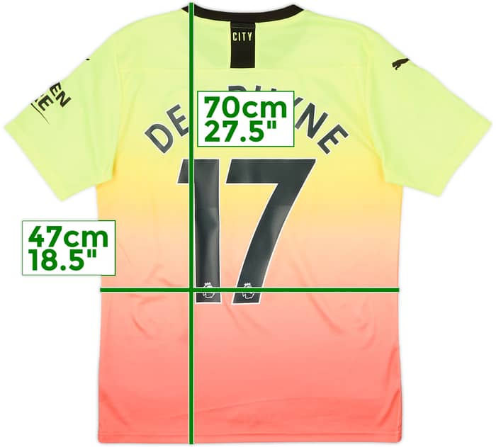 2019-20 Manchester City Third Shirt De Bruyne #17 - 5/10 - (S)