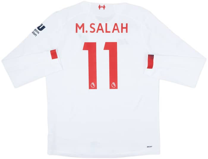 2019-20 Liverpool Away L/S Shirt M.Salah #11 - 10/10 - (L)