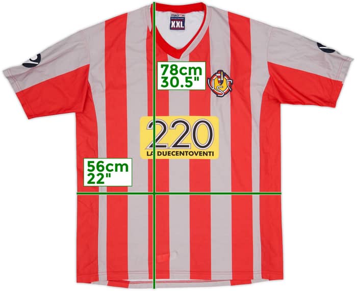 2007-08 Cremonese Home Shirt #11 - 6/10 - (XXL)