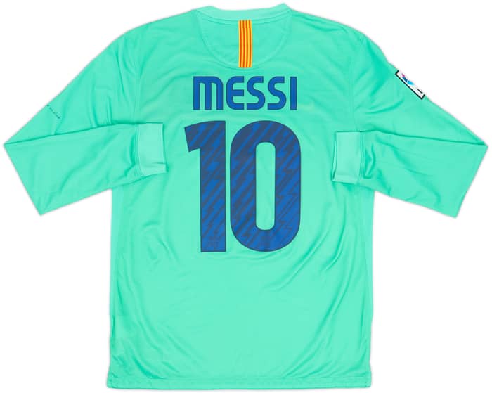 2010-11 Barcelona Away L/S Shirt Messi #10 - 8/10 - (M)