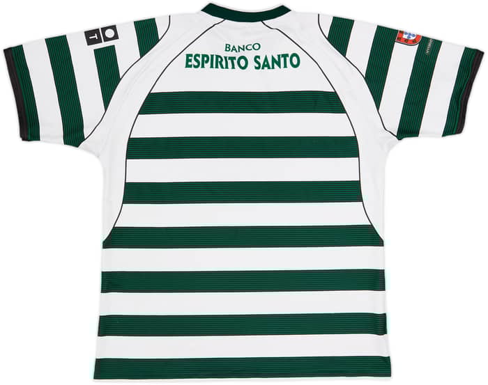 2002-03 Sporting CP Home Shirt - 6/10 - (L.Boys)