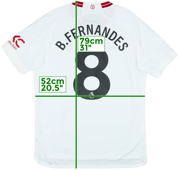 2023-24 Manchester United Third Shirt B.Fernandes #8 - 10/10 - (L)