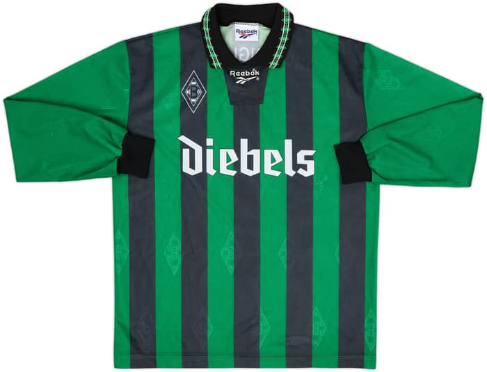 1995-96 Borussia Monchengladbach Away L/S Shirt - 8/10 - (L)