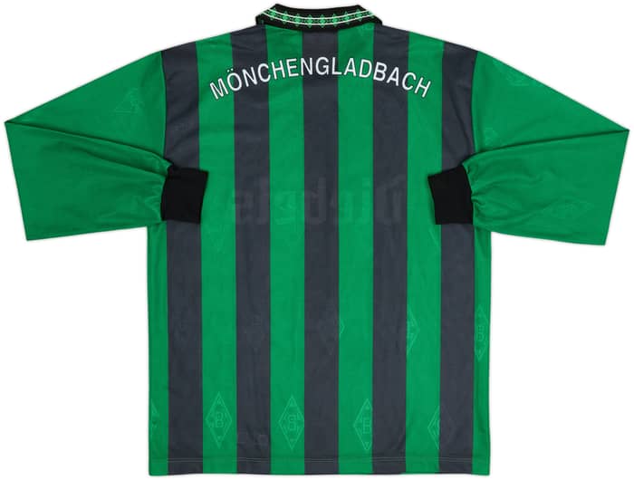 1995-96 Borussia Monchengladbach Away L/S Shirt - 8/10 - (L)