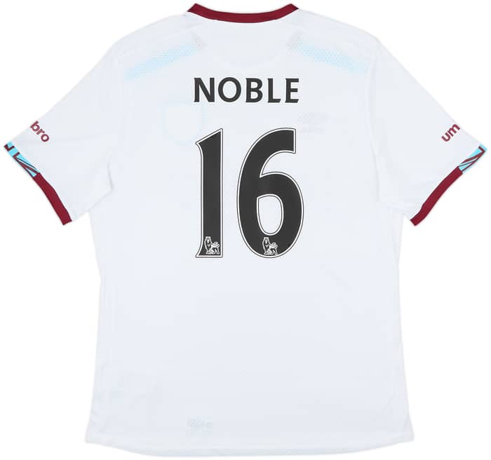 2016-17 West Ham Away Shirt Noble #16 - 8/10 - (XL)