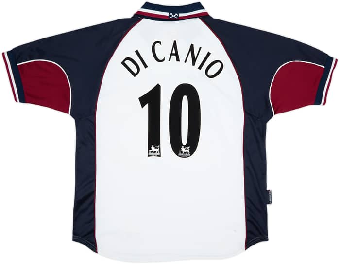 1999-01 West Ham Away Shirt Di Canio #10 - 8/10 - (XL)