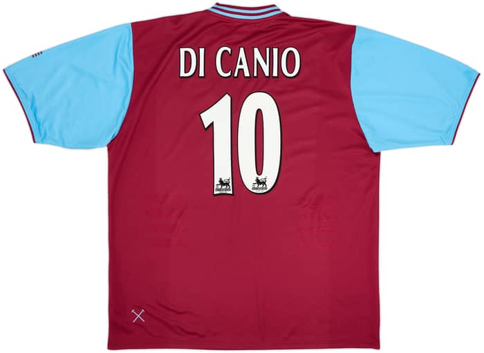 2001-03 West Ham Home Shirt Di Canio #10 - 8/10 - (XXL)