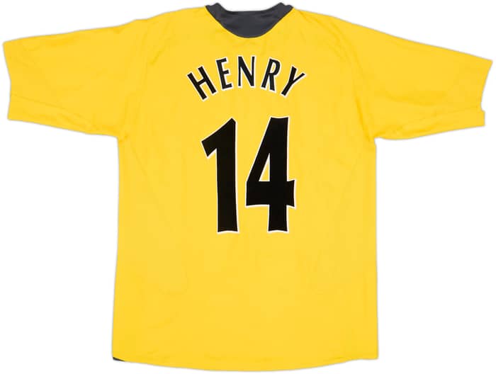 2005-06 Arsenal Away Shirt Henry #14 - 9/10 - (L)