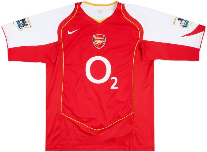 2004-05 Arsenal Home Shirt Bergkamp #10 - 8/10 - (L)