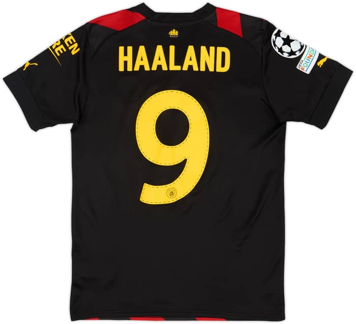 2022-23 Manchester City Away Shirt Haaland #9 - 7/10 - (S)